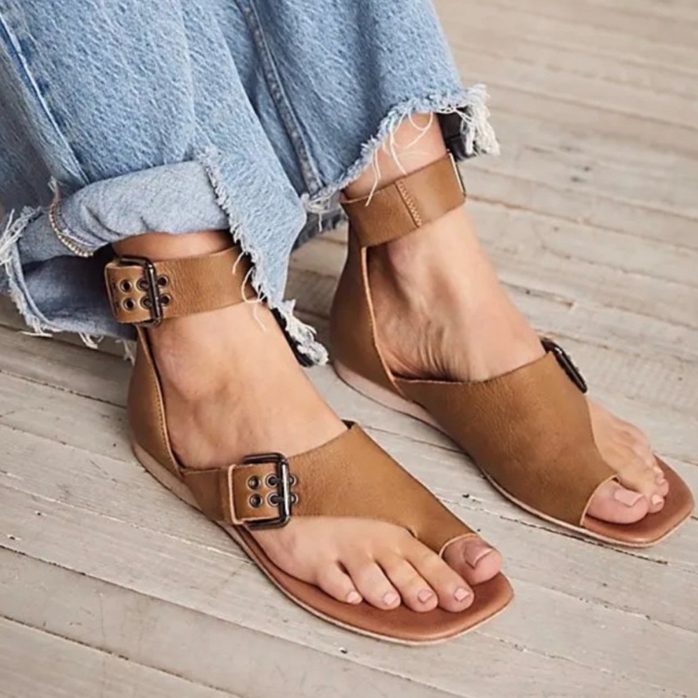 Free People Marco Boot Sandal is Sandstone